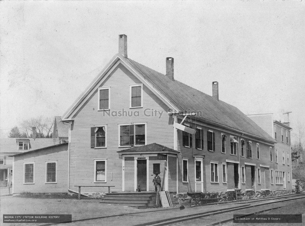 Postcard: Railroad Station, Pike, New Hampshire